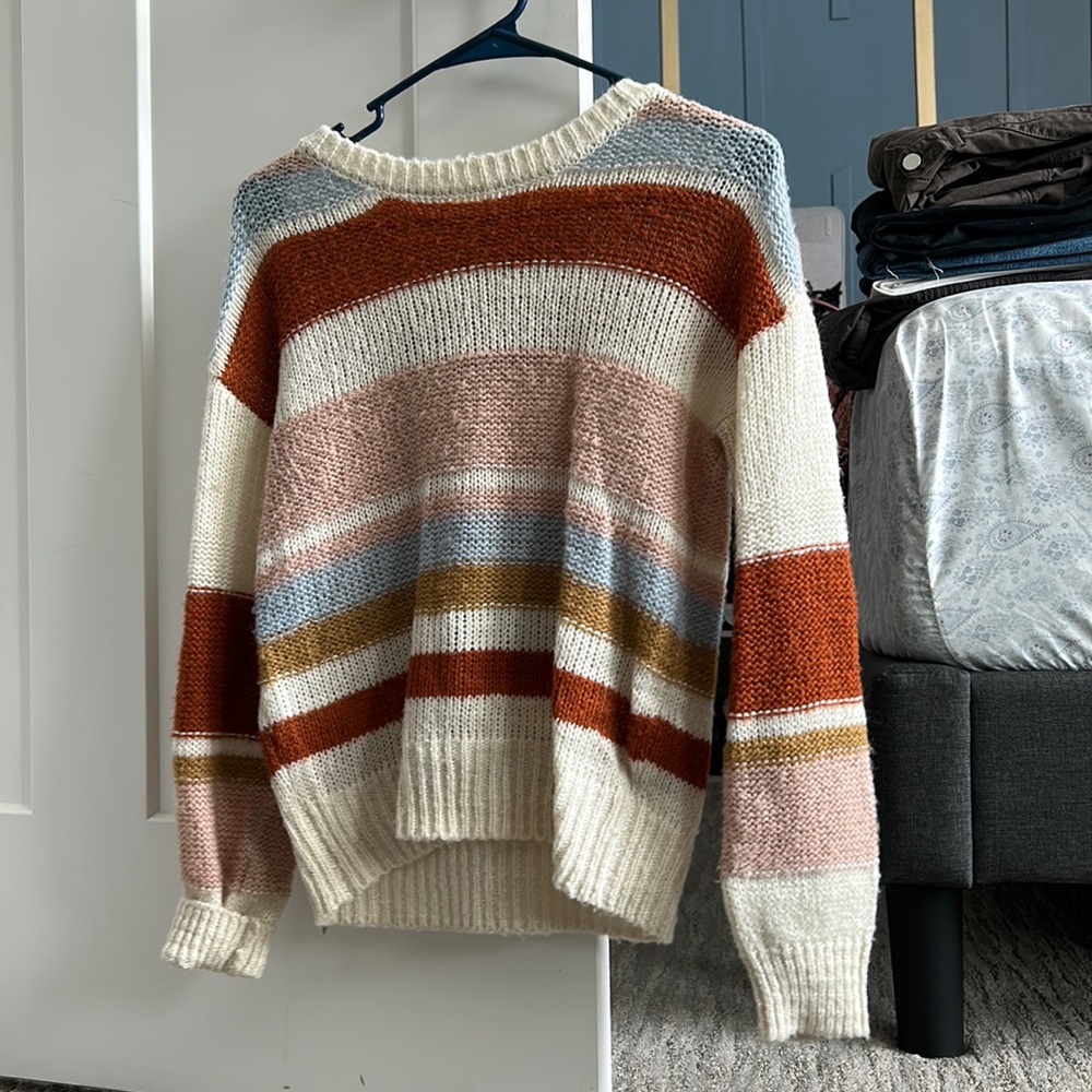 Sky and sparrow sweater